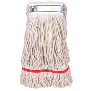 Cotton Kentucky Mop Head - Stay Flat Red Tag - 450Gram - 1x Per Pack